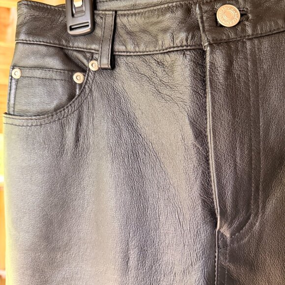 Newport News 100% Leather Flare Pants - Picture 7 of 7